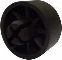 Aerzetix 4db Fekete Kerek Bútorláb 10mm - Újracsomagolt 2