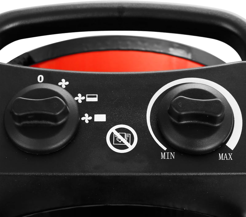 Emerio 3000W Turbó Kerámia Hősugárzó - Túlmelegedés Elleni Védelemmel