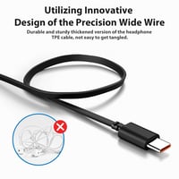 Samsung A54 A34 USB-C fülhallgató mikrofonnal, Galaxy S24 S23 iPhone 15 kompatibilis 4