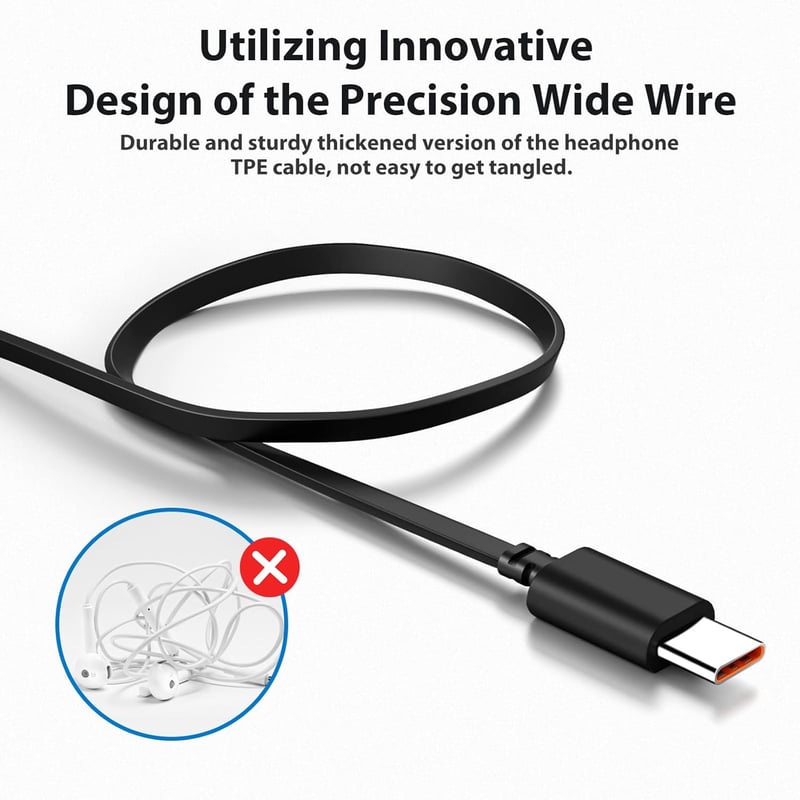 Samsung A54 A34 USB-C fülhallgató mikrofonnal, Galaxy S24 S23 iPhone 15 kompatibilis