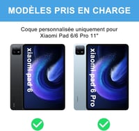 FARYODI Bluetooth Billentyűzetes Tok Xiaomi Pad 6/6 Pro 11" Tablethez - 7 Színű Háttérvilágítás, Francia AZERTY Kiosztás, Lila 2
