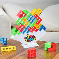 HIQE-FL 64 darabos Tetris torony egyensúlyozó játék gyerekeknek 4