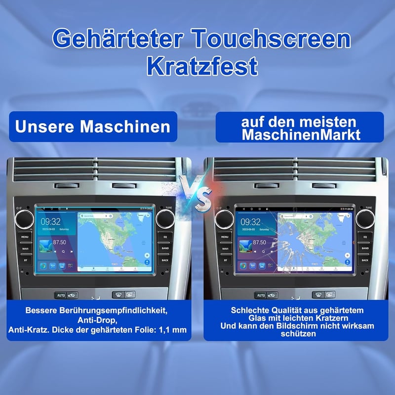 Opel 7" Android autórádió GPS-szel, CarPlay, 2+32GB, DSP - Astra H, Corsa, Vectra, Zafira