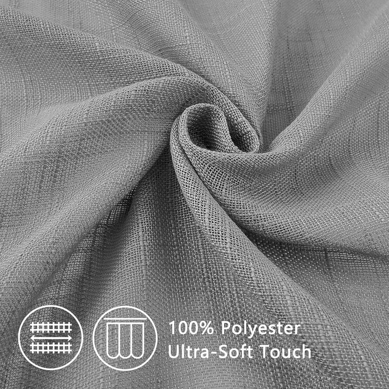 Topfinel Bézs Len Fényáteresztő Függöny Nappalihoz 140x245cm 2db