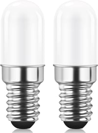 E14 LED hűtőizzó szett - 2db meleg fehér, energiatakarékos 1