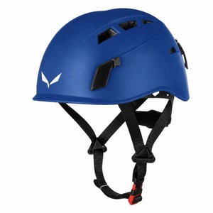 Salewa Attac Evo Toxo 3.0 via ferrata kaciga plava 53-61 cm — Prodaje se samo kaciga, bez seta (stanje: vidi 2. sliku)