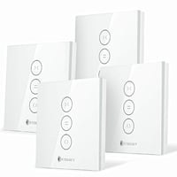 ETERSKY WiFi Redőnyvezérlő 4db - Alexa/Google Kompatibilis, Érintőképernyős 1