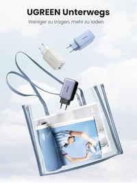 UGREEN Nexode 65W GaN USB-C töltő 3 porttal, iPhone 15, MacBook, Samsung S24 kompatibilis 2