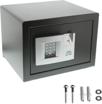 Burg-Wächter PointSafe P 2 E FS Laptop Széf, Elektronikus Kombinációs Zár Ujjlenyomat Olvasóval, Falra Szerelhető, 20,5 Liter, Fekete 5
