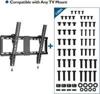 BONTEC Univerzális VESA Csavar Készlet 80 Colos TV-khez - M4 M5 M6 M8 Csavarok és Távtartók TV Fali Konzolokhoz és Monitorállványokhoz 3