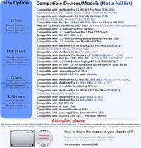 MacBook Pro 16" és XPS 15 védőtok állvánnyal, kék - HYZUO laptoptáska 15-16" 6