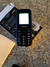 Telefon mobil SPC Talk 2 4G cu cameră și radio FM, negru, difuzor puternic, dimensiune de buzunar, utilizat 2