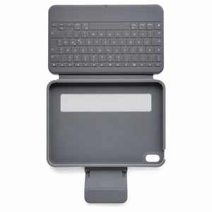 Husă cu tastatură Logitech Rugged Folio pentru iPad generația a 10-a, QWERTZ, grafit – utilizată, fără iPad
