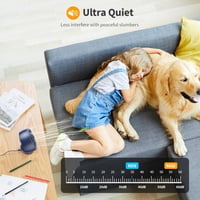 SmartDevil Asztali USB Ventilátor - Hordozható Mini Ventilátor Fokozatmentes Sebességszabályzóval, 20° Állítható, Csendes Működés, Irodába,  3
