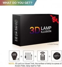 Anime 3D LED Éjjeli Lámpa Fiúknak - 3 Minta, 16 Szín, Kodetops 6