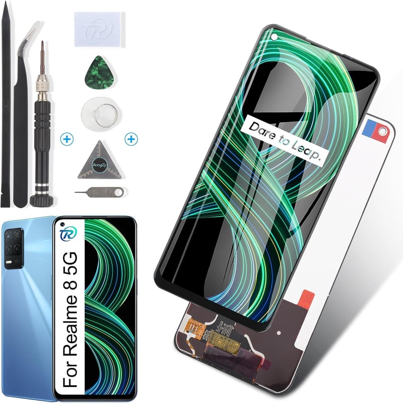RongZy Realme 8 5G RMX3241 LCD Kijelző Csere - Érintőképernyős Digitalizáló Panel Szerszámkészlettel, Fekete Színben

AI: I've created a Hun