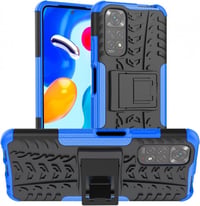 Xiaomi Redmi Note 11/11S Kék Ütésálló Tok Állvánnyal 1