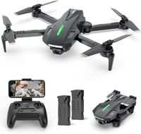 DEERC D70 Összecsukható Drón 720P Kamerával - Gyerekeknek és Kezdőknek, Hosszú Repülési Idő, Mobiltelefon Irányítás, 360° Forgás, Beltéri Ha 1