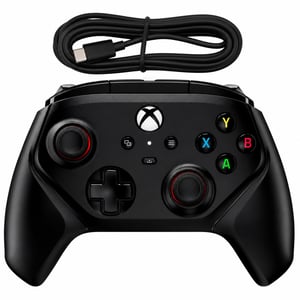 Controler cu fir HyperX Clutch Gladiate pentru Xbox, USB-C, negru — defect, funcționează parțial: butonul P3 nu funcționează (stare: vezi a 2-a imagine)