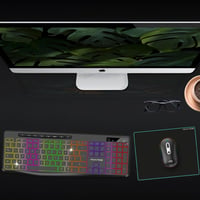 AD ADVANCE R Type Vezeték Nélküli Billentyűzet - Csendes, Tölthető, RGB Háttérvilágítás, Francia Kiosztás, Windows/Mac Kompatibilis 8