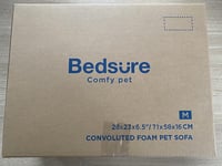 Bedsure ortopéd kutyaágy - 71x58 cm, mosható, csúszásmentes, szürke kutyafekhely kis kutyáknak 9
