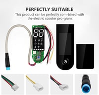 Yungeln Bluetooth V2.0 Roller Műszerfal 3 Csatlakozókábellel - Univerzális Verzió Xiaomi M365Pro Pro2 Elektromos Rollerhez - Vízálló Fém Ker 3