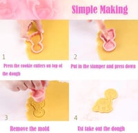 Dinoszaurusz Sütiforma Szett - 3D Fondant Kiszúró és Bélyegző (12 db) 5