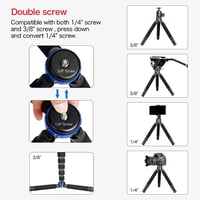 Koolehaoda MT-03 kompakt állvány DSLR-hez és telefonhoz, 10kg teherbírás 3