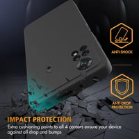 Xiaomi Poco X4 Pro védőtok - Strapabíró fekete borítás 2