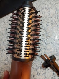 Teplovzdušná kulma 2 v 1 BaByliss Air Power Volume, zlatá, používaný stav 3