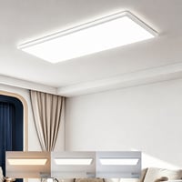 Plafonieră LED Bowfar 80x25x2,5 cm, 18W 4000lm, reglabilă (dimmable) 3000K-6500K, panou alb — Fără telecomandă (stare: vezi poza a 2-a) 1