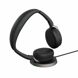 Jabra Evolve2 65 Flex bežične stereo Bluetooth slušalice s hibridnim ANC poništavanjem buke, crne – nepotpuno pakiranje, stanje kao novo