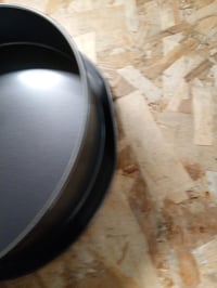 wenco Tortová forma s pružinou 26 cm, nepriľnavá oceľ, čierna, výška 7 cm — mierne deformovaný okraj dna (stav: pozri 2. obrázok) 3