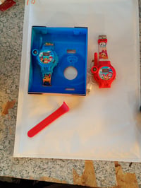 Set 2 ceasuri walkie-talkie Lexibook PAW Patrol DMWTW1PA – defecte, funcționează parțial: ceasul roșu este rupt/deteriorat (stare: vezi imaginea 2) 3