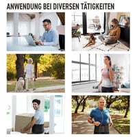 BACK BODYGUARD Deréktámasz - Innovatív Gerincvédő Öv Fekete S-es Méretben 8