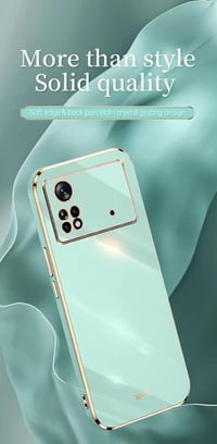 Xiaomi Poco M4 Pro 4G aranyozott keretű lila védőtok 6