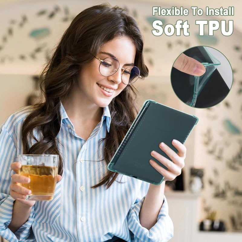 Kindle Paperwhite 11 Védőtok - Zöld Átlátszó, Signature Editionnel Kompatibilis