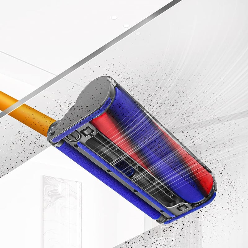 DrRobor Puha Görgős Padlófej Dyson V10 V11 V15 Porszívókhoz - Elektromos Kefe Tartozék Kemény Padlófelületekhez