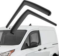 Ford Transit szélterelő, 2 db-os fekete ablakszegély készlet 2014-2023 modellekhez 1