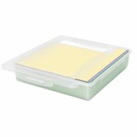 Priehľadný plastový úložný box s vekom Lifewit, kontajner na papier a dokumenty formátu A4, na ručné práce, spoločenské hry, do kancelárie — súprava 1 ks 2