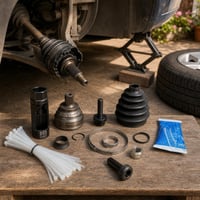 Set za popravak poluosovine: prednja manžeta + homokinetički zglob + 21 mm ključ + 100 kom vezica 1