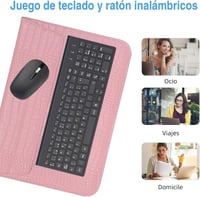 Cimetech vezeték nélküli spanyol billentyűzet és egér szett, ultravékony, csendes, PC-hez 7