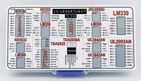 Elektronikai IC készlet 75 db - NE555, LM358, PT2399 és más népszerű chipek 3