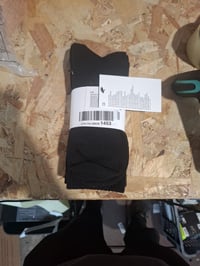 Nike Everyday Lightweight muške sportske čarape, 3 para, crne, Dri-FIT, veličina 42-46 (EU) — bez bijelih čarapa (stanje: vidi 2. sliku) 3