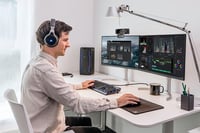 Széles látószögű Full HD webkamera mikrofonnal és takaróval, állvánnyal - PC, laptop 8