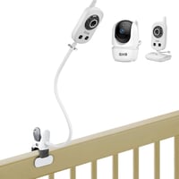 Lyeiaa Babafigyelő Tartó - Rugalmas Kamera Állvány GHB, ANMEATE SM24, Goodbabyuu24, Babysense V24US Modellekhez - Vezeték Nélküli Éjjellátó  1