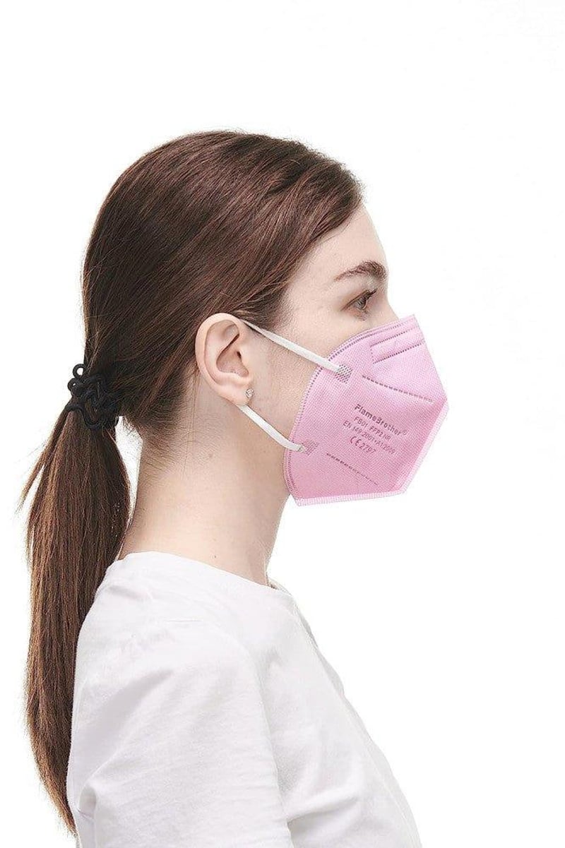 Medicinadellavoro Rózsaszín FFP2 Maszk - 5 Rétegű, Szelepnélküli, Nagy Szűrésű (30db)