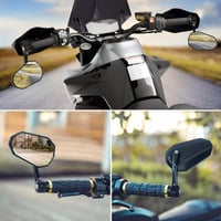 SUPAREE Univerzális Motorkerékpár Visszapillantó Tükör - 360° Forgatható, Alumínium Ötvözet, E-Jóváhagyott, Robusztus, Robogókhoz és ATV-khe 3