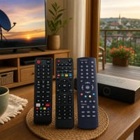Záchranný balík pre TV: 1x Smart TV ovládač + 1x ovládač dekodéra + 1x ovládač káblového prijímača 1