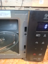 LG MH6535GDS mikrovalna pećnica s grillom, 25 L, 1000 W, Smart Inverter, kvarcni grill, infracrveno grijanje, EasyClean, crna, rabljeno 6